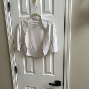 White House Black Market Cream Cardigan